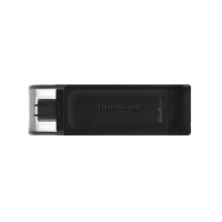 Kingston 64GB Data Traveler 70 USB-C 3.2 Gen 1 (3.1 Gen 1) - memory stick, Black
