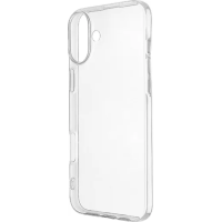 Wave silikonisuoja, iPhone 16 Plus, läpinäkyvä