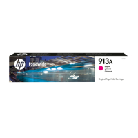 HP 913A, Magenta, alkuperäinen PageWide mustepatruuna, malleihin PageWide 352, MFP 377, PageWide Managed MFP P57750, P55250, PageWide Pro 452, 477, 552