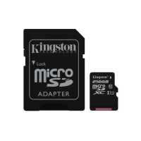 KINGSTON microsSD 256GB Canvas Select Class 10 UHS-I speed upto 100MB/s