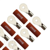 FOUR Connect M4 10mm2 punainen rengasliitin, 4kpl paketissa