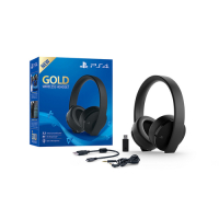 Sony PS4 gold wireless headset langattomat kuulokkeet