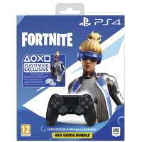 Sony PS4 Dualshock 4 v2 musta peliohjain Fortnite edition