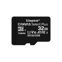 KINGSTON 32GB microSDHC lukunopeus jopa 100 MB/s, Canvas Select Plus 100R A1 C10