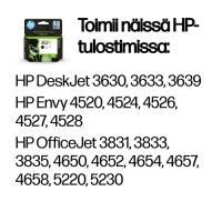 HP 302XL musta musteväri, alkuperäinen