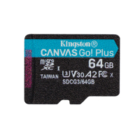 KINGSTON 64GB 170R/70W microSDXC Canvas Go Plus  A2 U3 V30