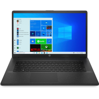 Tehdaskunnostettu HP 17,3" HD+ Intel N5030, 8Gt RAM, 512 Gt SSD, kannettava TIETOKONE, 17-CN0002NO, takuu 12kk