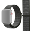 Apple Watch 5 & 4 44mm / 3 & 2 & 1 42mm, Magic Stick Sport Loop‑ranneke (harmaa)