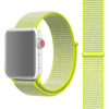 Apple Watch 5 & 4 40mm / 3 & 2 & 1 38mm, Magic Stick Sport Loop‑ranneke (fluoresoiva vihreä)