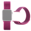 Apple Watch 5 & 4 40mm / 3 & 2 & 1 38mm, Magic Stick Sport Loop‑ranneke (Punainen Violetti)