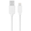 HAWEEL 3m Lightning - USB-A 2.0 data- ja latauskaapeli (valkoinen)