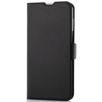 WAVE BOOK CASE SAMSUNG GALAXY A14 4G SUOJAKOTELO MUSTA