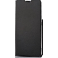 Wave BookCase -suojakotelo, Samsung Galaxy S21 FE 5G, musta