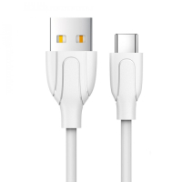 MicroUSB johto 1m 2.4A Valkoinen