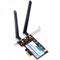 Smartte PCIe Wi-Fi / BT kortti, AC Dual Band 802.11ac 1730Mbps + Bluetooth 5.0, sisäinen WLAN verkkokortti, Intel 9260ac, TX-9260AC
