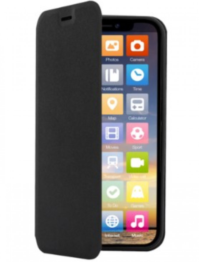 SCREENOR CLEVER GALAXY A04S / A13 5G SUOJAKOTELO MUSTA