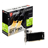 MSI GEFORCE GT730 LOW PROFILE NÄYTÖNOHJAIN 2GB GDDR3