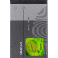 Nokia alkuperäinen  LI-ION AKKU NOKIA BL-4C 890mAh takuu 1v