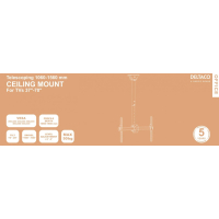 Deltaco Office ARM-0401 37-70" näytön kattoteline