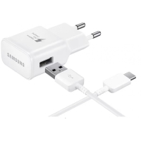 Samsung 15W Fast Charge -pikalaturi USB A, Type-C -kaapelilla
