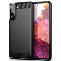 CARBON AND STEEL STYLE COVER GALAXY S21+ SUOJAKUORI MUSTA