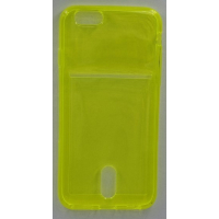 Iphone 6 / 6S Vihertävä Läpinäkyvä Suojakuori