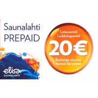 Elisa saunalahti prepaid-latausseteli 20 euroa