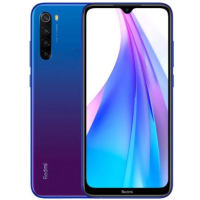 Käytetty Xiaomi Redmi Note 8T 4/64Gb sininen 48 + 8 + 2 Mpix kamerat, android-puhelin, dual-SIM, toimivuustakuu 1kk