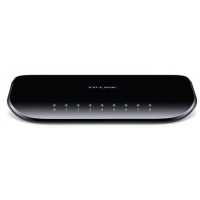 TP-LINK 8 porttinen Gigabit verkkokytkin, 10/100/1000 Mbps, RJ-45 TL-SG1008D
