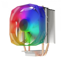SilentiumPC Spartan 5 ARGB - Suorittimen jäähdytin - LGA1156, AM2, AM2+, AM3, LGA1155, AM3+, FM1, FM2, LGA1150, FM2+, LGA1151, AM4, LGA1200, LGA1700) - 120 mm