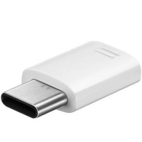 Samsung microUSB - USB Type-C (USB-C) -adapteri, valkoinen