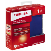 Toshiba canvio advance ulkoinen kiintolevy 1 TB - Sininen