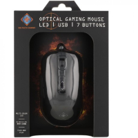 DELTACO GAMING optinen pelihiiri, 7 painiketta, LED-valaistus, USB, musta