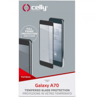 CELLY FULL GLASS Samsung A04s / A13 5G / A70 panssarilasi mustalla kehyksellä