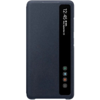 Samsung Galaxy S20 FE Clear View Cover tummansininen suojakotelo