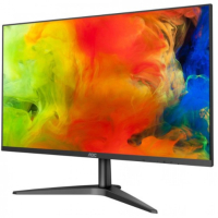 AOC 24" LED-NÄYTTÖ, HDMI / VGA (23.6" katseltava), 1920 x 1080 Full HD (1080p) @ 60 Hz, VA, 250 cd/m², 3000:1, 5 ms, HDMI, VGA, musta