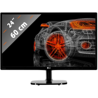 LG 24" näyttö, HDMI, VGA, Full HD LED, 5ms, 24MP48HQ-P, LED, Musta