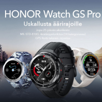 Honor Watch GS Pro, akunkesto jopa 25 päivää, 1.39" näyttö, 14 erilaista MIL-STD-810G testiä