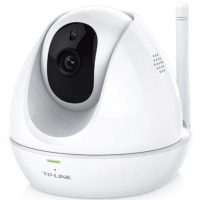 TP-Link NC450 panoroiva ja kallistava HD- ja Wi-Fi-kamera, 1/4" CMOS, F:2.0, f:3,6 mm, 720p, PoE, panorointi 300°, kallistus 110°