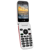 Doro 6621 Single-SIM punainen ja valkoinen