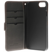 IPHONE 8 / 7 / SE 2020 / 6s, aitoa nahkaa, musta Insmat suojakotelo Appleen