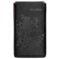 Golla Puhelinpussi Mini Musta/Pinkki Kuvioitu