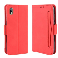 Honor 8S / Huawei Y5 (2019) suojakotelo, jossa on erillinen korttipaikka Punainen