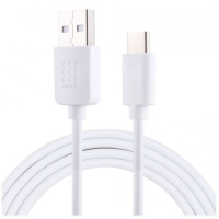 HW 1M USB-A USB-C / Type-C johto Valkoinen