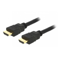 Micro connect 1m HDMI johto , HDMI male - HDMI male, 4K, gold-plated connectors, black