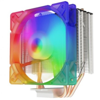 SILENTIUMPC Spartan 4 MAX EVO ARGB CPU cooler, 120mm prosessorin jäähdytin, LGA1200 AM4