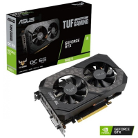 Asus GeForce GTX 1660 Ti TUF Gaming EVO - OC Edition -näytönohjain, 6GB GDDR6 PCIe 3.0, DVI/2xHDMI/DP