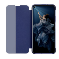 Honor 20 Pu Smart View Flip Cover Blue alkuperäinen