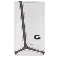 Golla iPhone 5/5S/SE suojapussi valkoinen/musta