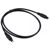 Toslink kaapeli 1m (kullattu) Optinen Digital Audio valokuitu